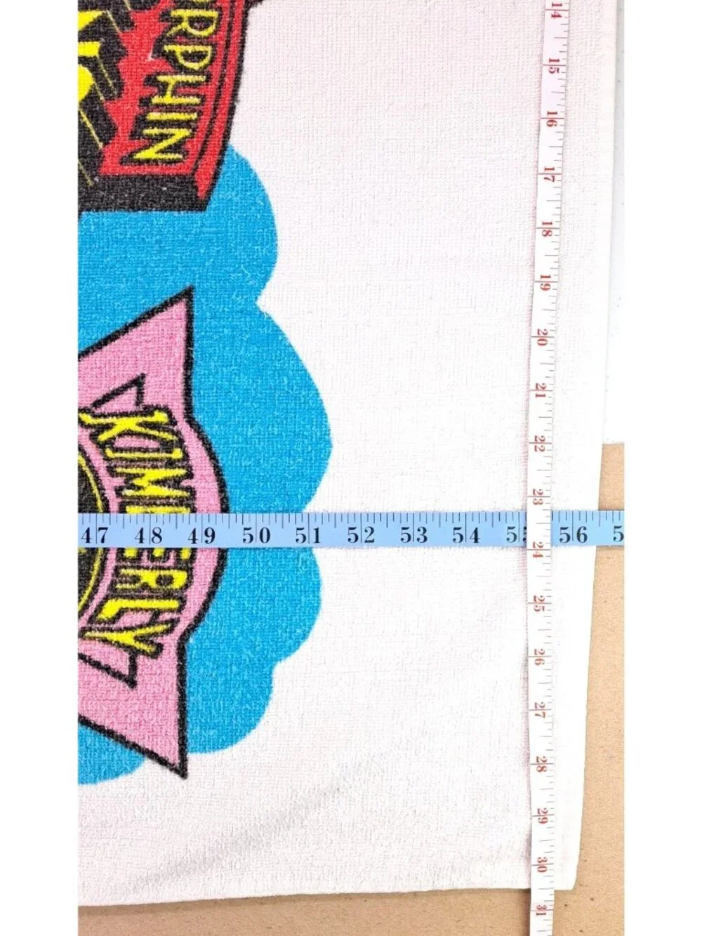 Vintage Mighty Morphin Power Rangers Beach Towel 1993 Jason Kimberly 30